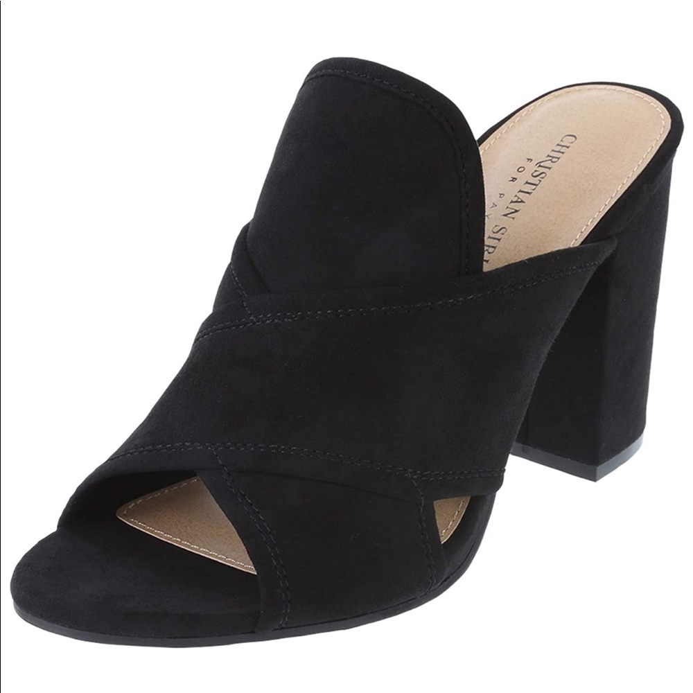 Christian Siriano Alyse Block Heel Mules